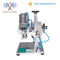 Bespacker YL-P semi automatic pneumatic type four rollers screw spray bottle capping machine